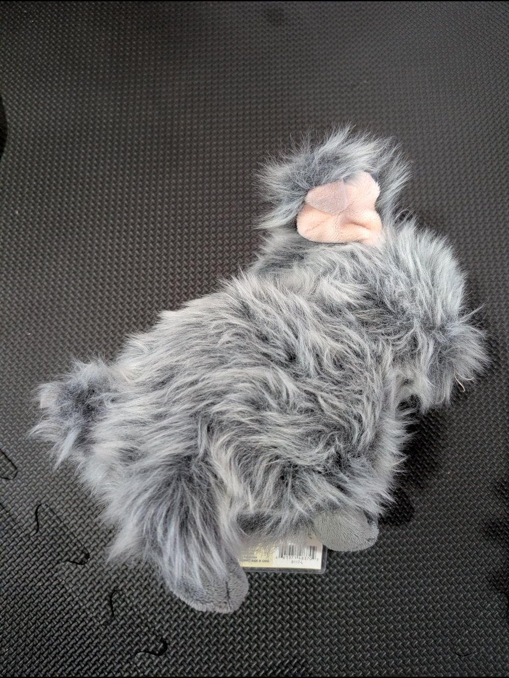 Webkinz Angora Rabbit Plush Stuffed Animal Gray Rabbit Bunny - Picture 2 of 9